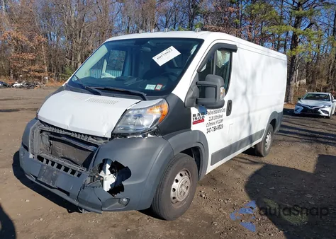2014 Ram Promaster 1500 Low Roof из США, поврежденный, VIN 3C6TRVAG8EE108464